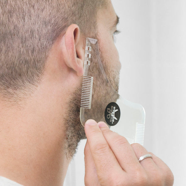 Hipster Barber Beard Template for Shaving InnovaGoods