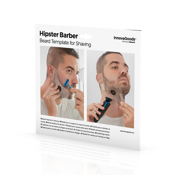 Modello per Radersi la Barba Hipster Barber InnovaGoods