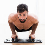 Planche de Pompes Push-Up avec Bandes de Résistance et Guide d'exercices Pulsher InnovaGoods