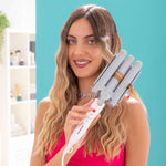 Triple Ceramic Styling Curling Iron Triler InnovaGoods