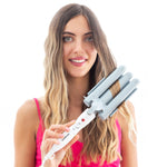 Triple Ceramic Styling Curling Iron Triler InnovaGoods