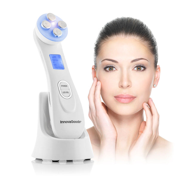 Facial Massager with Radiofrequency, Phototherapy and Electrostimulation Wace InnovaGoods