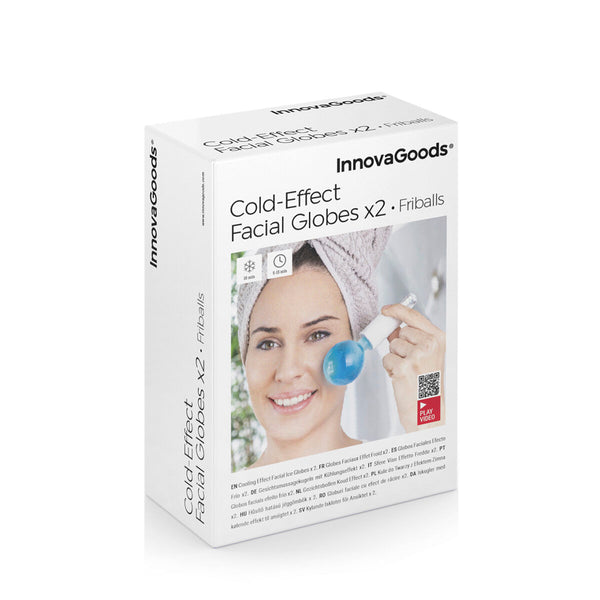 Cold-effect Facial Glass Globes Friballs InnovaGoods 2 Units