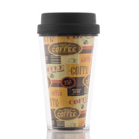 Coffee Cup with Lid and Double Wall