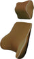 Mocha Memory Foam Lumbar Back & Neck Pillow Support Back Cushion Office Car Seat
