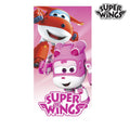 Pink Super Wings Beach Towel