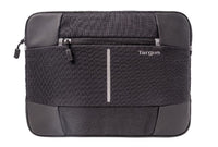 Targus 13-14" Bex II Laptop Sleeve - Weather-resistant &amp; rip-stop fabrication - Black with black trim