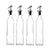 4PCS 500ml Olive Oil Vinegar Pourer Dispenser Cooking Glass Bottle Kitchen Tools