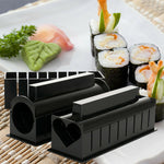 11PCS Sushi Maker Kit Rice Roll Mold Kitchen Gadgets DIY Chef Mould Roller Tool