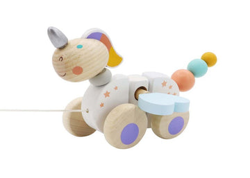 CALM & BREEZY PULL-ALONG UNICORN