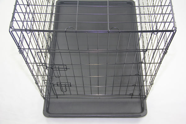 42' Portable Foldable Dog Cat Rabbit Collapsible Crate Pet Rabbit Cage with Cover