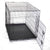 48' Collapsible Metal Pet Dog Crate Cat Rabbit Cage With Mat