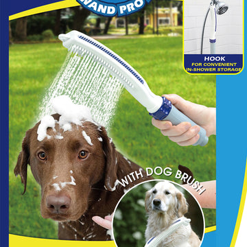 Pet Bathing Massage Spray Cleaning Brush Tool Shower Grooming