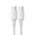 UGREEN 60552 USB-C 2.0 to TYPE-C Male to Male Data Cable 5A 2M White