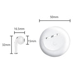 Kivee TW59 Bluetooth 5.0 Wireless Earphone White