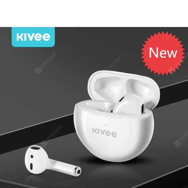 Kivee TW59 Bluetooth 5.0 Wireless Earphone White