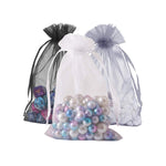 Party Central 216PCE Organza Bags Assorted Colours Multipurpose 17 x 12cm