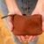 Genuine leather pouch, leather zipper pouch, tool pouch, leather clutch, leather zipper bag, travel bag, leather travel bag