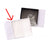 10 Pack of 15cm Square Invitation Coaster Favor Function product Presentation Cookie Biscuit Patisserie Gift Box - 4cm deep - White Card with Clear Slide On PVC Lid