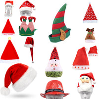 Christmas Unisex Adults Kids Novelty Hat Xmas Party Cap Santa Costume Dress Up, Santa Hat (Kids)