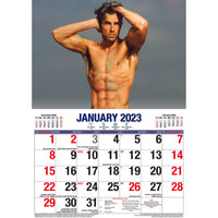 Hunks – 2023 Rectangle Wall Calendar 16 Months Planner New Year Christmas Gift