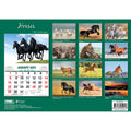 Horses – 2023 Rectangle Wall Calendar 16 Months Planner New Year Christmas Gift