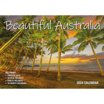 Beautiful Australia - 2024 Rectangle Wall Calendar 16 Months Scenic Landscapes