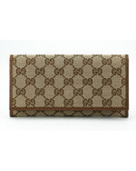 Gucci Flap Top Wallet with Multiple Compartments One Size Women