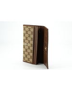 Gucci Flap Top Wallet with Multiple Compartments One Size Women