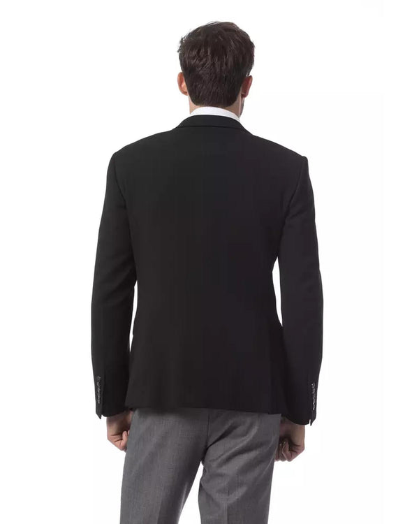 Classic Navy Blue Two-Button Jacket for a Sophisticated Look 50 IT Men