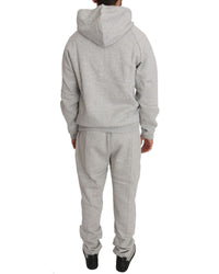 Billionaire Italian Couture Sweatsuit with Hooded Sweater and Elasticated Pants L Men