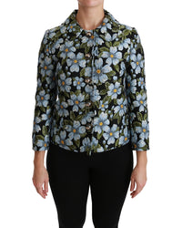 New Dolce &amp; Gabbana Jacket with Floral Brocade Design 40 IT Women