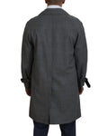100% Authentic Dolce & Gabbana Trench Coat with Button Closure 44 IT Men