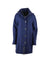 Blue Love Moschino Coat with Hood and Golden Button Closure 42 IT Women