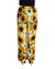 Mid-Waisted Wide Leg Pants with Sunflower Print 42 IT Women