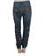 Enchanted Sicily Crystal Heart Roses Boyfriend Fit Jeans 36 IT Women