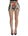 100% Authentic Dolce &amp; Gabbana High Waist Hot Pants Shorts 38 IT Women