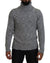 Stunning Gray Long Sleeve Wool-Blend Sweater 48 IT Men