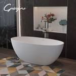 Medium Size Oval Shaped Cast stone - Solid Surface Bath 1600mm Length