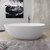 Medium Size Egg Shaped Cast stone - Solid Surface Bath 1600mm length