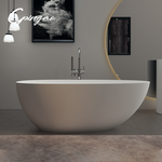 Medium Size Egg Shaped Cast stone - Solid Surface Bath 1600mm length