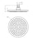 200mm Shower Head Round Chrome Showerhead