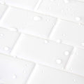 Tiles 3D Peel and Stick Wall Tile Hexagon White (30cm x 30cm x 10 sheets)