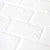 Tiles 3D Peel and Stick Wall Tile Hexagon White (30cm x 30cm x 10 sheets)