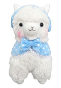 Llama Earmuffs Alpaca 4.5" Prime Plush Key Chain White