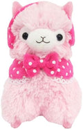 Llama Earmuffs Alpaca 4.5" Prime Plush Key Chain Pink