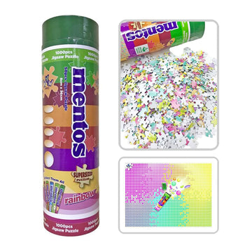 Mentos 1000 Piece SuperSized Jigsaw Puzzle § Rainbow