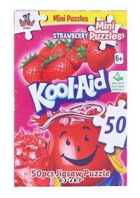 Kool-Aid 50 Piece Mini Jigsaw Puzzle § Strawberry