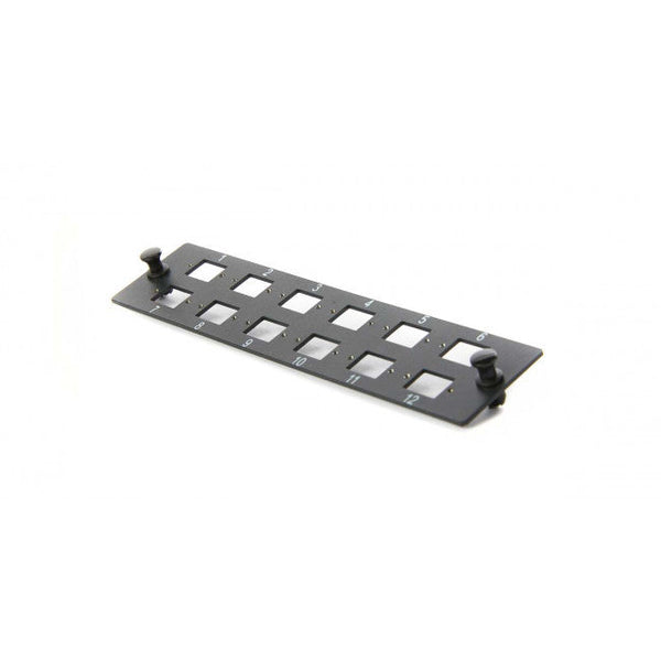 Adaptor Plate - 12 Port Lc Duplex Adaptor Plate Unloaded