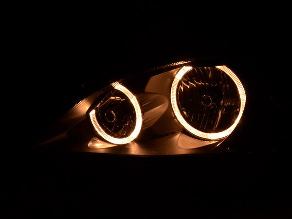 Angel Eyes headlight Opel Corsa C 01-06 black
